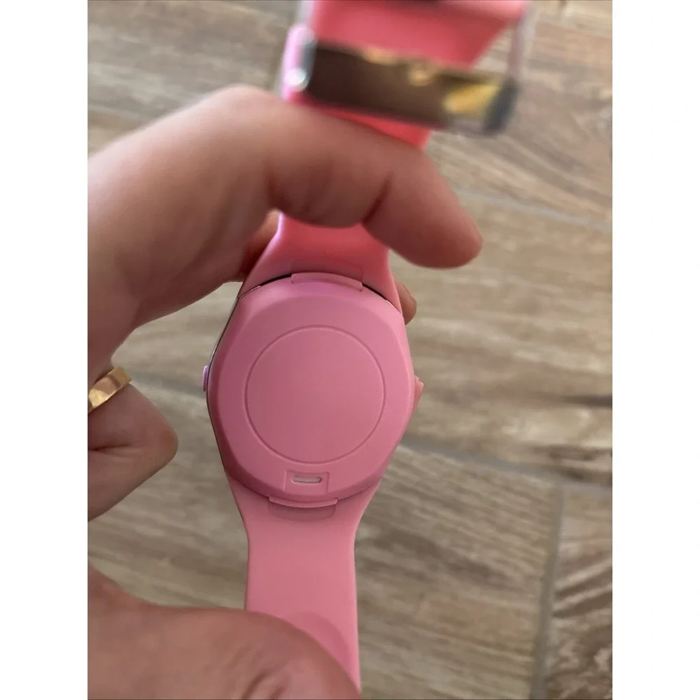 LADIES MULTI-FUNCTION DIGITAL SMART WATCH WITH‎ PINK SILICONE BAND